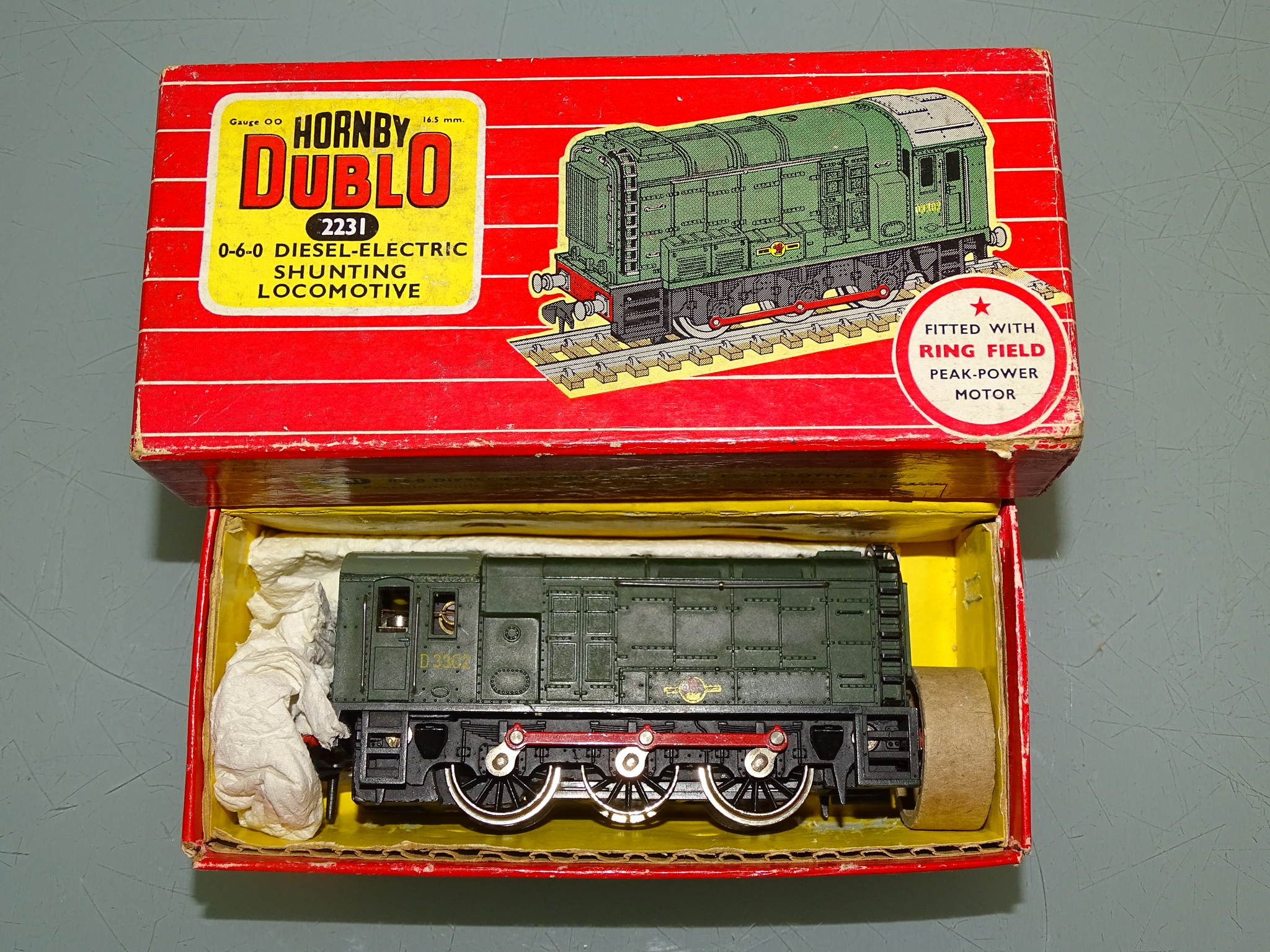A HORNBY DUBLO 2231 0-6-0 2-rail diesel-electric shunting locomotive - G in F/G box