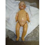 A 1930s ARMAND MARSEILLE Baby Doll - bisque and composite - undressed - number 351./7 1/2.K - poor