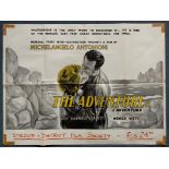 THE ADVENTURE - 'L'Avventura' (1960) - British UK Quad - Michelangelo Antonioni - 30" x 40" (76 x