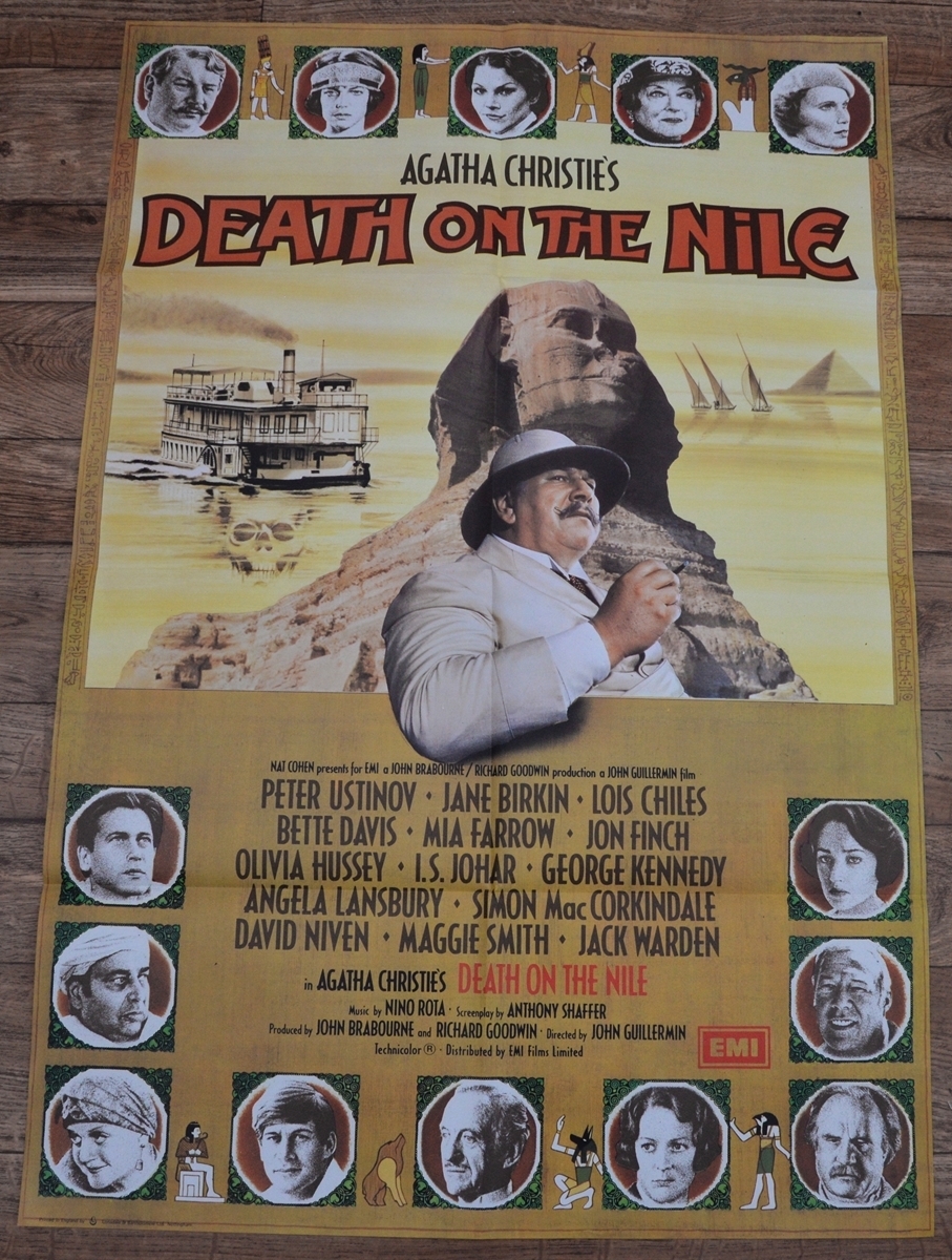 DEATH ON THE NILE - (1978) - UK One Sheet Film Poster (27” x 40” – 68.5 x 101.5 cm)