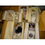 A group of six HAMILTON COLLECTION Artist Dolls to include: 'Shy Violet', 'Hope' and 'Jasmine' -