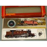 A HORNBY R055 class 4P steam tank locomotive in LMS livery - VG in F/G box