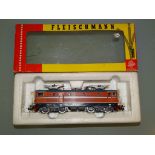 A FLEISCHMANN 4365 Swedish Rc2 class electric locomotive in SJ orange livery - VG in G box