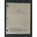 FORGET PARIS (1994) - Michael Seirton's (Set Decorator) personal copy of the screenplay/script for