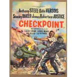 CHECKPOINT (1956) - MOVIE LIFT BILL (22" x16.5” - 56cm x 42cm) - contained within ad sales leaflet