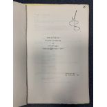 NUNS ON THE RUN (1990) - Michael Seirton's (Set Decorator) SIGNED & annotated personal copy of the