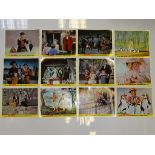 MARY POPPINS (1964) UK Front of House Set of 12 Cards - Flat/Unfolded - Very Good - All cards have