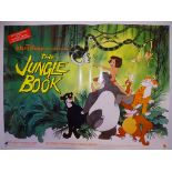 THE JUNGLE BOOK (1967) - re-release - UK Quad Film Poster (30" x 40" - 76 x 101.5 cm) - Rolled -