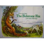 THE BELSTONE FOX (1973) - UK Quad Film Poster (30" x 40" - 76 x 101.5 cm) – Folded – Very Good/
