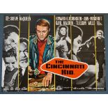 THE CINCINATTI KID (1965) - British UK Quad - STEVE MCQUEEN - Guy Peeters artwork - 30" x 40" (76