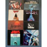 SOUND TRACK LP ALBUMS Lot x 8 - JAWS (1975 - UK) / 2001: A SPACE ODYSSEY (1968 - UK) / THE GODFATHER