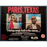 PARIS, TEXAS (1984) & THE AMERICAN FRIEND (1977) - 2 x British UK Quads - WIM WENDERS - 30" x 40" (