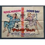 PILLOW TALK (1959) - British UK Quad - DORIS DAY - ROCK HUDSON - First Release - 30" x 40" (76 x