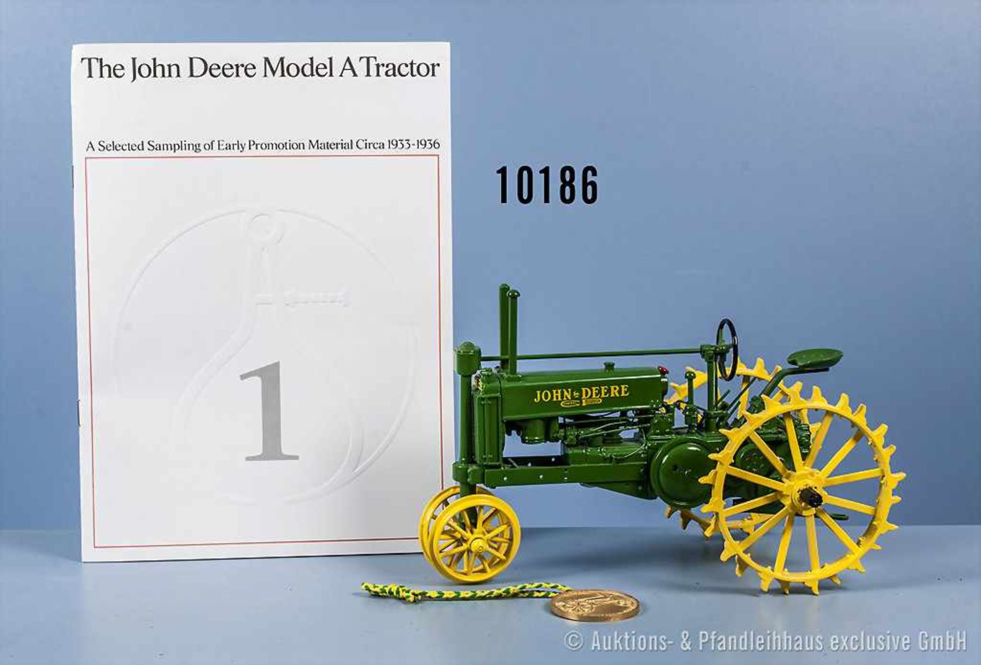 Ertl John Deere General Purpose Model A Modelltraktor, detaillierte schwere Metallausf., L 20,5