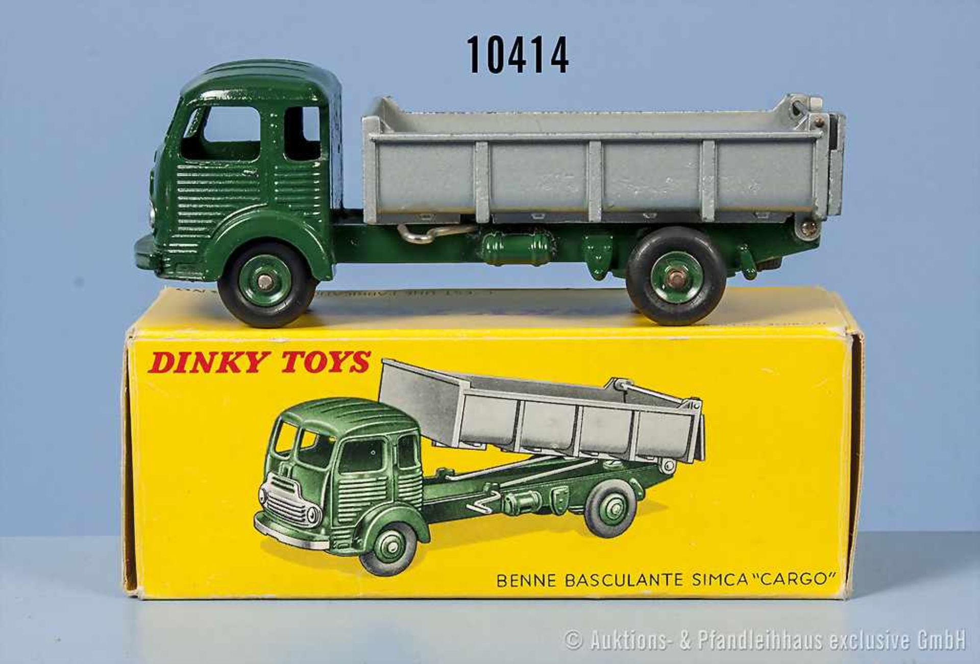 Dinky Toys 578 Simca Cargo Kippwagen, lack. Metallgußausf., M 1:48, sehr guter bis neuwertiger