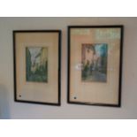 Set of two prints (F Robson)