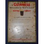 Metal Guinness sign