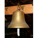 Brass hanging bell