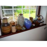 Collection of studio pottery