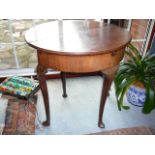 Folding Victorian tea table