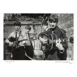 The Beatles backyard', London 1963 by Terry O'Neil