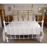 Brass double bed