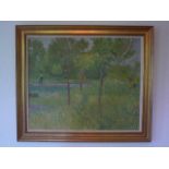 Framed oil on board signed EW Smith