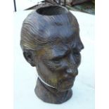 Van Gogh bronze head vase