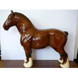 Large Beswick Shire Horse