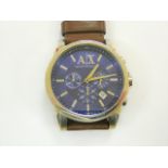 Gents Armani Exchange AX2501 quartz chronograph wristwatch