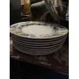 10 delftware plates