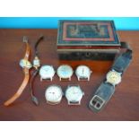 Tin of watches