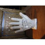 Ceramic chiromancy hand