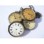 4 assd pocketwatches