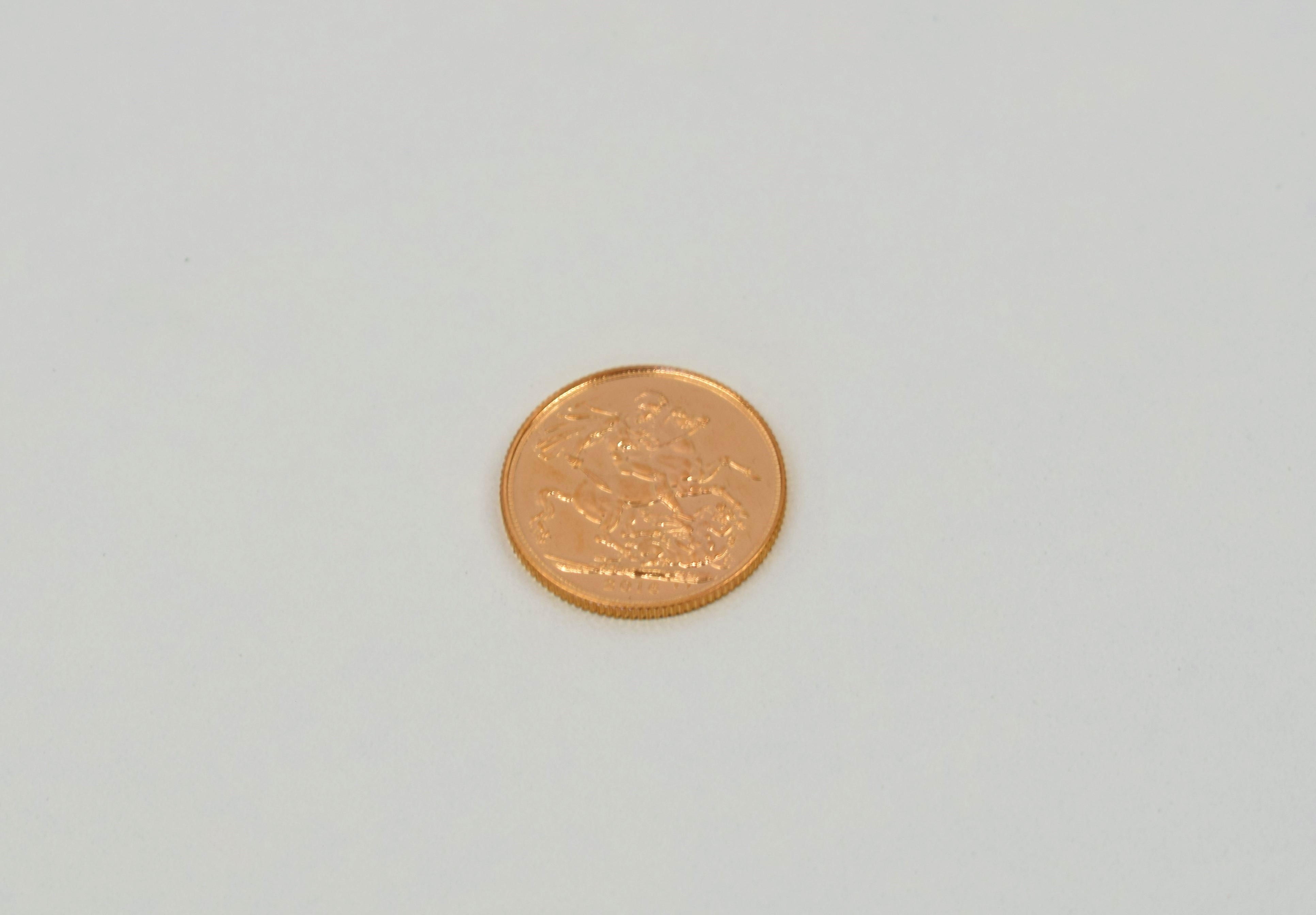 22ct gold coin non-hallmarked