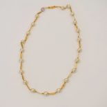 Mixed 22ct gold necklets