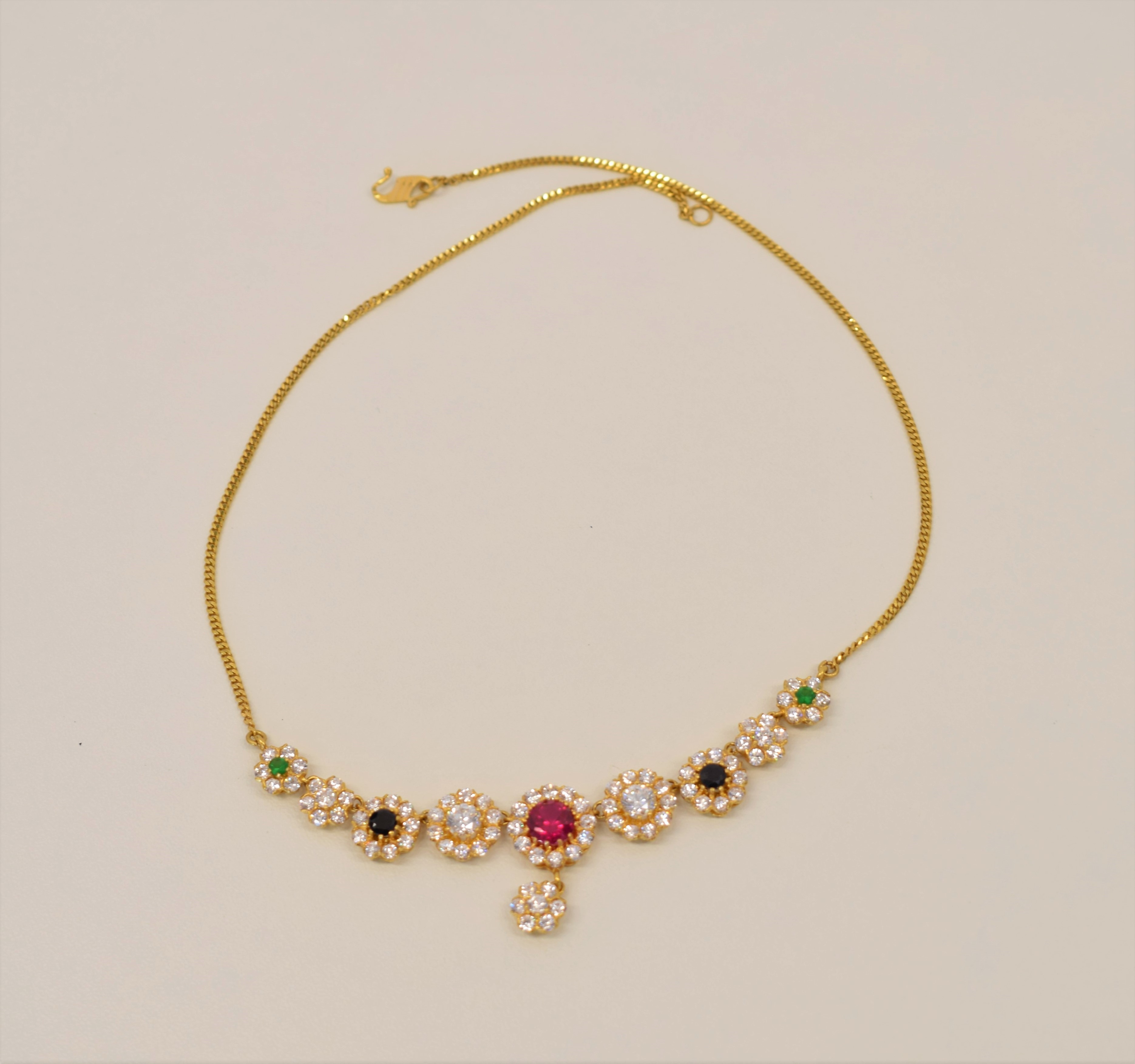 Mixed 22ct gold necklets - Image 2 of 7
