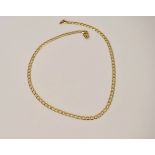 9ct hallmarked solid curb necklet