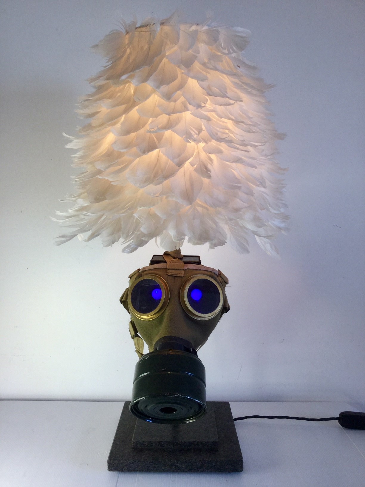 Gas Mask Lamp