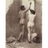 WILHELM VON GLOEDEN - Wismar 1856 - Taormina 1931 - Sernza titolo (Man and woman of [...]