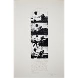 PETER HUTCHINSON - London 1930 - The Mugging - 1972 - Collage of 4 gelatin prints [...]