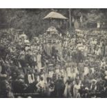 SCOWEN & C. - - The Perahera.Annual Buddhist procession - 1890 ca. - Print with [...]