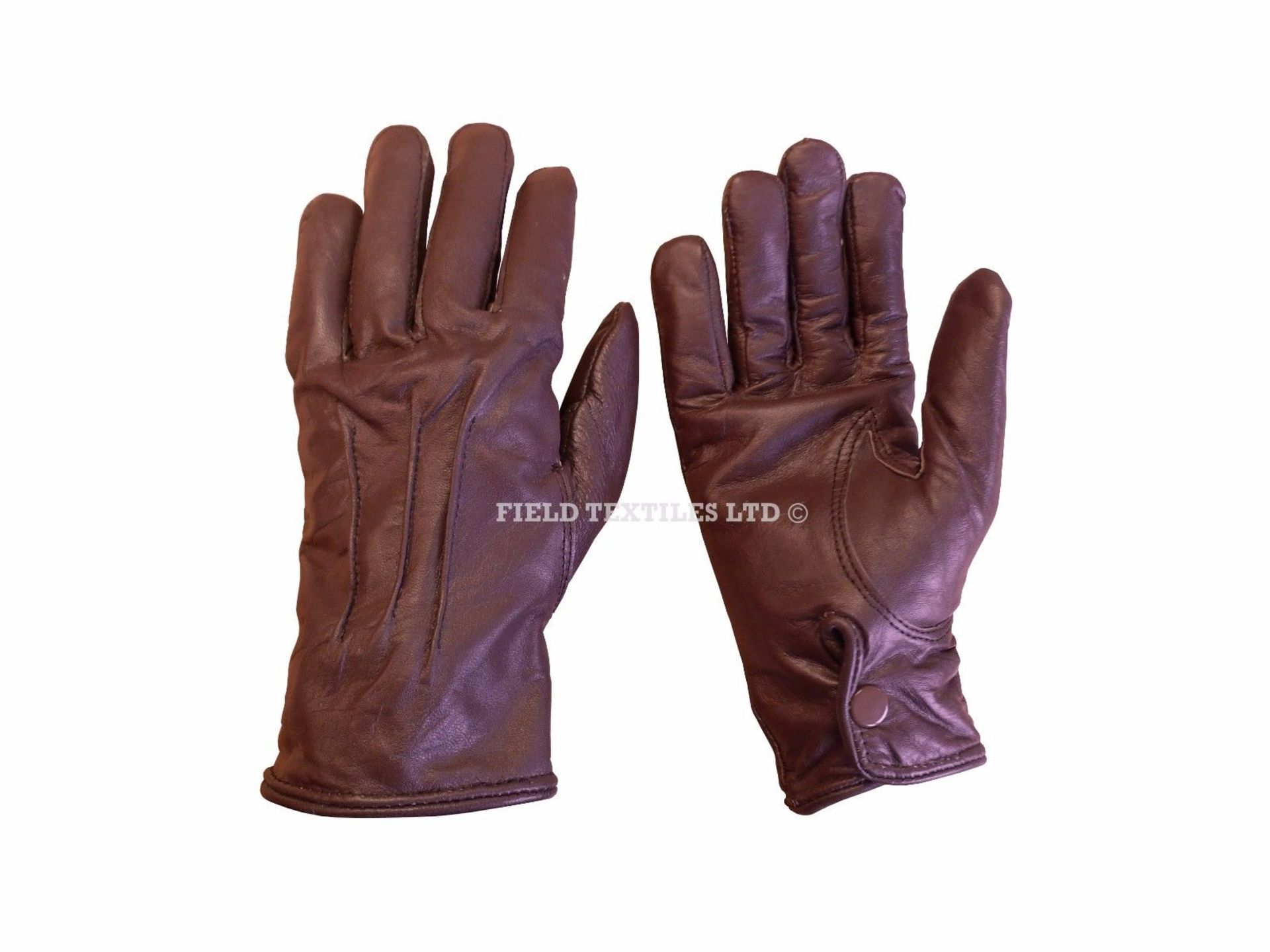 PACK OF 5 - BROWN GLOVES - NEW - MIX OF SIZES