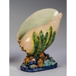 MuschelThomas Sergent, Ecole de Paris, um 1870 Heller Fayencescherben, polychrome