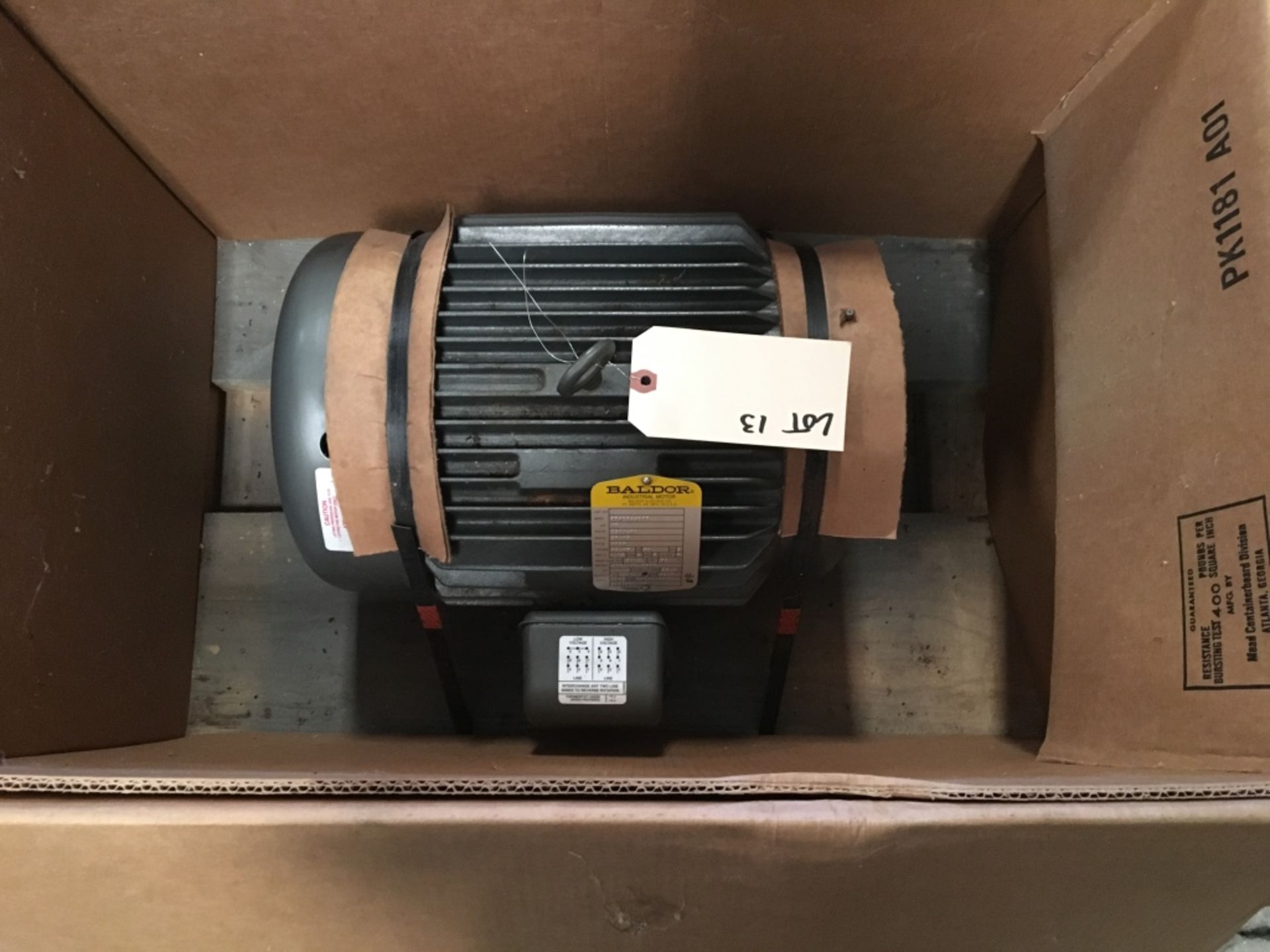 Baldor 3 Phase Motor 15hp 230/460 volts