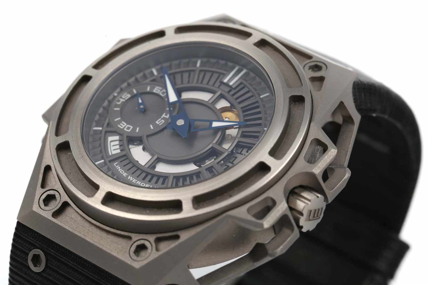 Linde Werdelin Spido Lite Titanium IITitangehäuse, Automatikwerk, Datum, Sekunde bei 9 Uhr, - Image 2 of 3