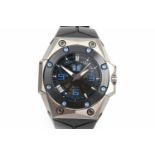 Linde Werdelin Oktopus II BlueTitangehäuse, Keramik-Lünette, Automatikwerk, Datum, 300m Wasserdicht,