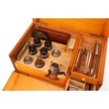 A Microscope Slide Preperation Set by Watson & Sons,