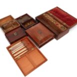 A Collection of Small Microscope Cases,