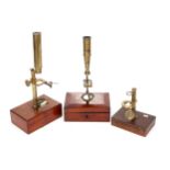 Collection of Three Pocket Microscopes,